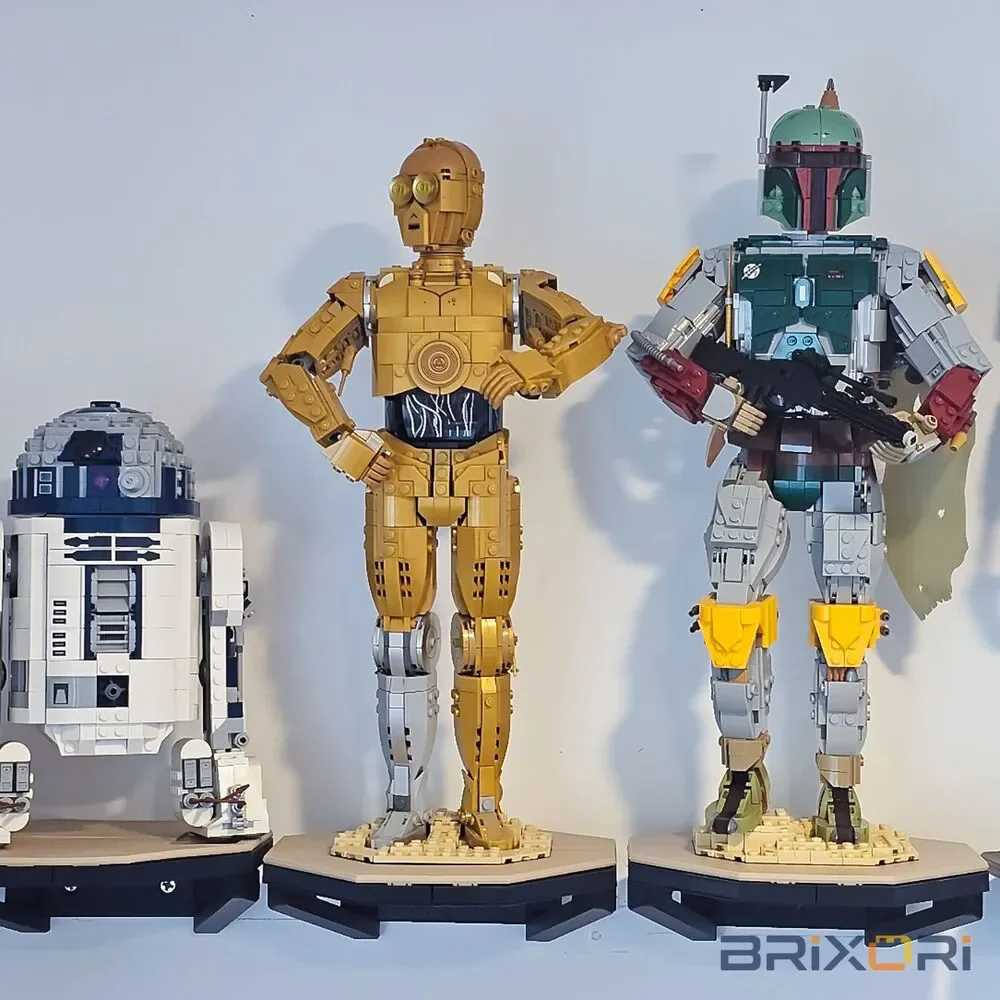 Wall Mount Display for LEGO Boba Fett - 76455 - Anchors and Screws Included